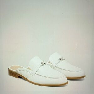Stuart Weitzman White Loafers